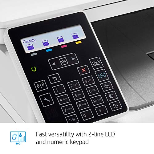 HP Color Laserjet Pro M182nw Wireless All-in-One Laser Printer, Remote Mobile Print, Scan & Copy (7KW55A)