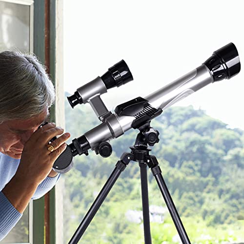 Children's Educational Science & Education HD Astronomical Telescope - Kids 20 30 40 Times Eyepiece Telescope with Tripod - Astronomy Telescopes for Adults Beginners - Educational Toys Gifts for Kids