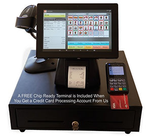 POS Retail Point of Sale System Includes a Commercial Grade 10 Inch Touch Screen Tablet, Scanner, Printer and Cash Drawer. Online Inventory Management with In Depth Sales Analysis Simplifies Your Job.