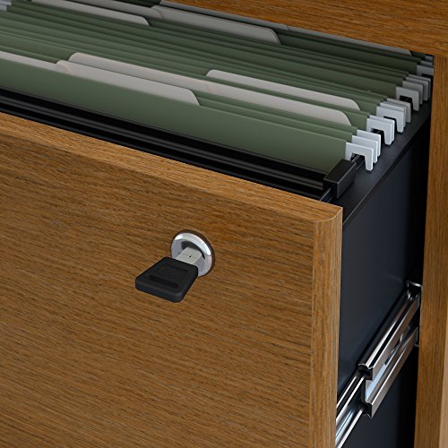 Bush Business Furniture Series C Collection 36W 2Dwr Lateral File in Warm Oak