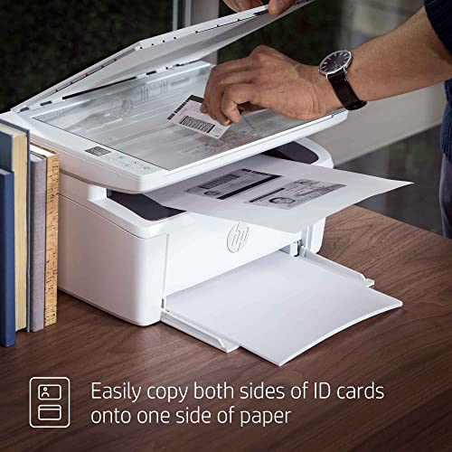 HP Laserjet MFP M140 we Wireless All-in-One Black & White Monochrome Laser Printer, White - Print Copy Scan - 21 ppm, 600 x 600 dpi, 8.5 x 14, with HP+ and Bonus 6 Months Instant Ink