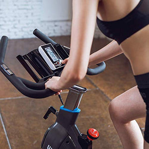 L NOW Indoor Cycling Bike, Belt Drive Indoor Exercise Bike, Stationary Bike LCD Display with 44LBS Flywheel