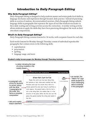 Evan-Moor Daily Paragraph Editing, Grade 4