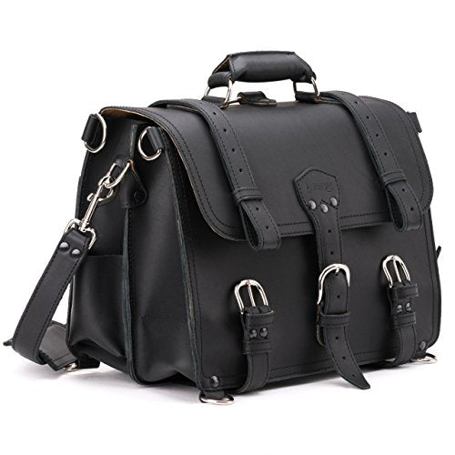 Saddleback Leather Co. Classic Leather Briefcase The Original Full Grain Leather Briefcase For Men Includes 100 Year Warranty