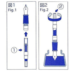 Pilot Fountain Pen CON-50 Converter×3 Packs/total 3 pcs (Japan Import) [Komainu-Dou Original Package]