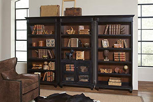 Martin Furniture Hartford Library Bookcase, Brown - Fully Assembled