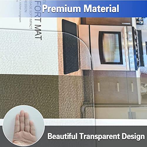HOBBOY PVC Transparent Chair Mat - Clear Floor Protector, Non Slip, Multiple Sizes