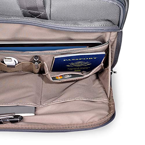 Briggs & Riley @ Work-Brief Briefcase, Gray, Large Expandable