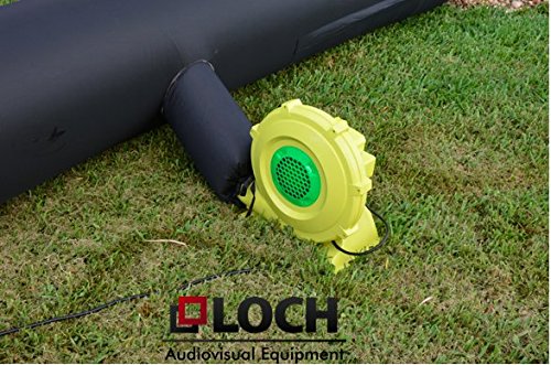 25Ft Inflatable Front and Rear Projection Portable Movie Screen Blow up Outdoor IWS200 Diagonal Total (View Area 200" ; 16:9) Projection Screen: Blower, Bag, Ropes, Stakes.