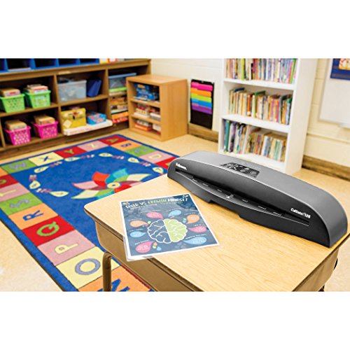 Fellowes Laminator Callisto 125, 12.5 Inch Laminating Machine, with Laminating Pouches Kit (5729101)