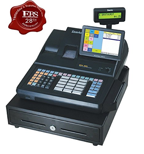 SAM4s SPS-520RT Raised Keyboard Cash Register with WET COVER