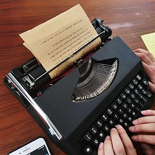 HIIGH Mechanical English Typewriter, Portable Manual Typewriter for Creative Writing