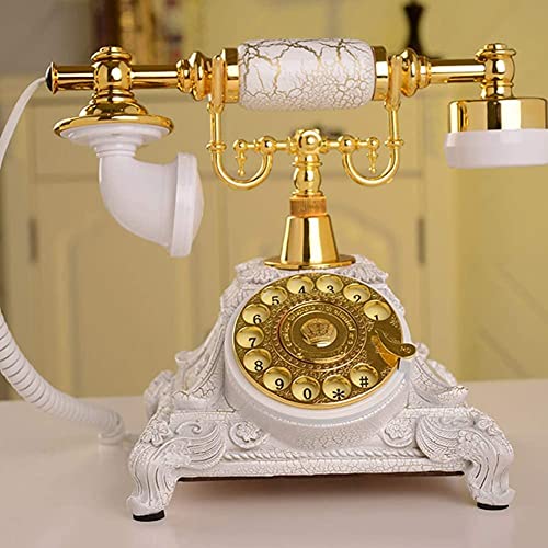 GagalU Retro Antique Telephone with Caller ID and Double Ringtone 25×20×17 cm