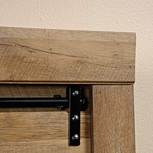 Sauder 422474 Adept Storage Cabinet, L: 36.61" x W: 16.81" x H: 71.02", Craftsman Oak finish