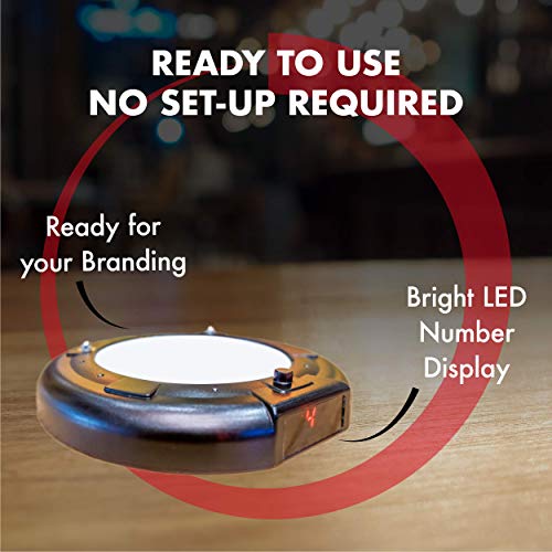 Pager Genius Restaurant Wireless Pager System with 60 Table Guest Pagers/Buzzers