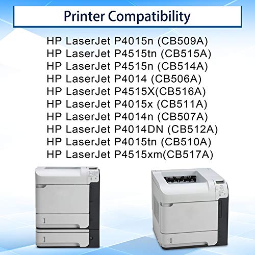 2 Pack Black 64A | CC364A Toner Cartridge Replacement for HP Laserjet P4014 P4015tn P4515n P4015n P4014n P4515tn P4014DN P4515X P4015x P4515xm Printer Toner.