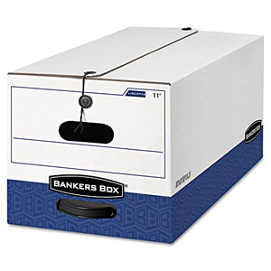 Bankers Box 00011 Storage Boxes, Ltr, 750lb Cap., 12-Inch x24-Inch x10-Inch , 12/CT, WE/BE