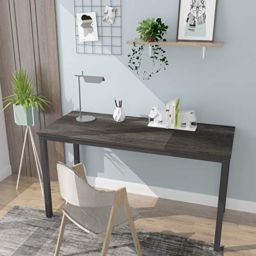 Teraves Computer Desk/Dining Table Office Desk Sturdy Writing Workstation for Home Office (39.37“, Black Oak)