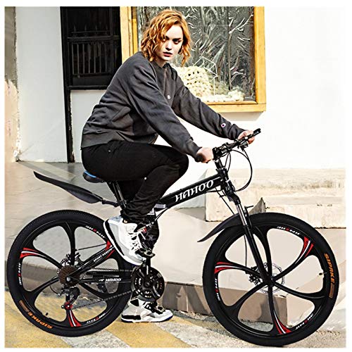 zeipy Bicycles, Mountain Bikes, Full Suspension, Anti-Skid, 21-Speed Dual Disc Brakes, Curved Handlebars, Aluminum Road Bikes, Commuter Bikes, Mountain Bikes, 26 Inches