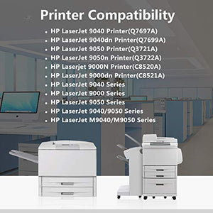 2 Pack 43X | C8543X Black Toner Cartridge Replacement for HP Laserjet 9040 9040dn 9050 9050n 9000N 9000dn 9040 9000 9050 9040/9050 M9040/M9050 Printer,Sold by TopInk