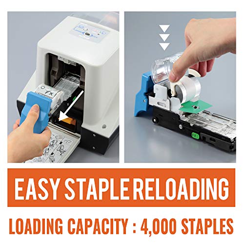 MAX Professional Heavy Duty & Flat Clinch Electric Stapler EH-110F