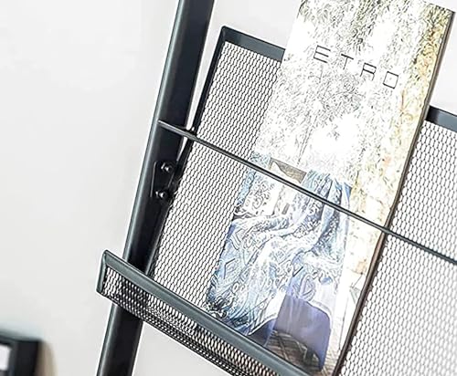 WEBERT Floor-Standing Magazine Rack with Wheels - Heavy Duty Portable Literature Stand