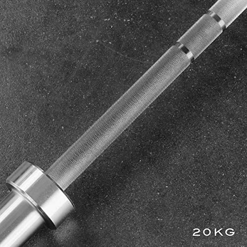 X Training Equipment Elite Bearing Barbell Olympic Power Bar, 45 lb