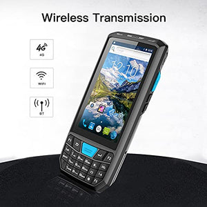 XIXIAN Handheld PDA Terminal with Android 9.0, 1D/2D/QR Barcode Scanner, 4G WiFi, BT, 4.5" Touchscreen