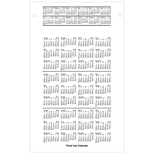 AT-A-GLANCE Daily Desk Calendar Refill 2017, 5 x 8" (E458-50)