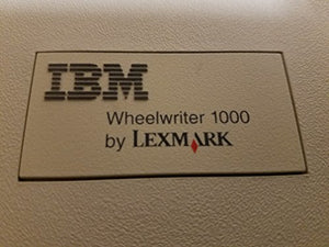 IBM / Lexmark 6781 TYPEWRITER WHEELWRITER 1000