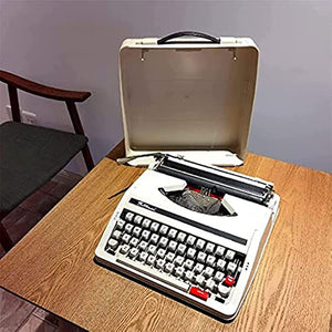 VADSBO Vintage English Manual Typewriter with Twin Spool Ribbon