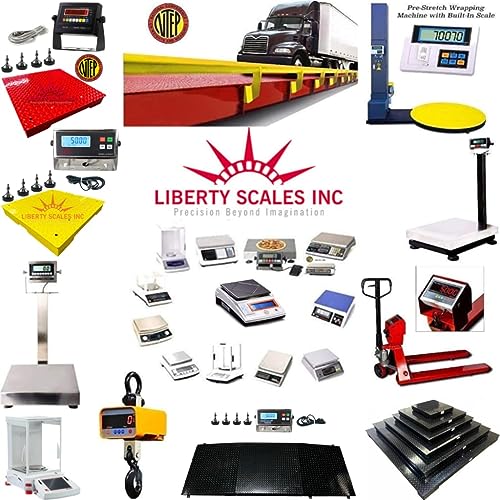 Liberty Scales LS-800-4x4 NTEP Certified Digital Floor Scale 48” x 48” Industrial Warehouse Pallet Scale