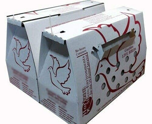 Pinnon Hatch Farms Live Bird Shipping Boxes *Vented* Chicken Shipping Mailing Approved Economy Size (80 Pack)