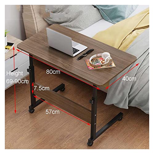 JKXWX Mobile Table Laptop Cart Rolling Desk Portable Caster Cart Blue