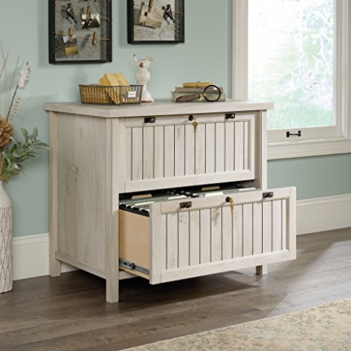 Sauder Costa Lateral File, Chalked Chestnut finish
