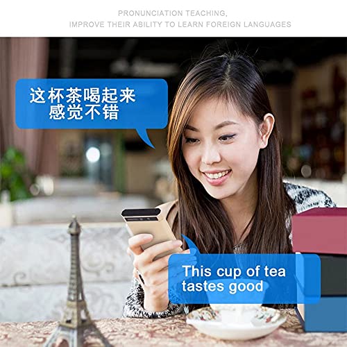 None SMFYQ 107 Languages Real Time Translation Smart Voice Translator +GPS+BT (Silver Grey)