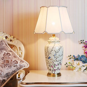 505 HZB Bedroom Bedside Lamp Ceramic Desk Lamp Room Desk Lamp