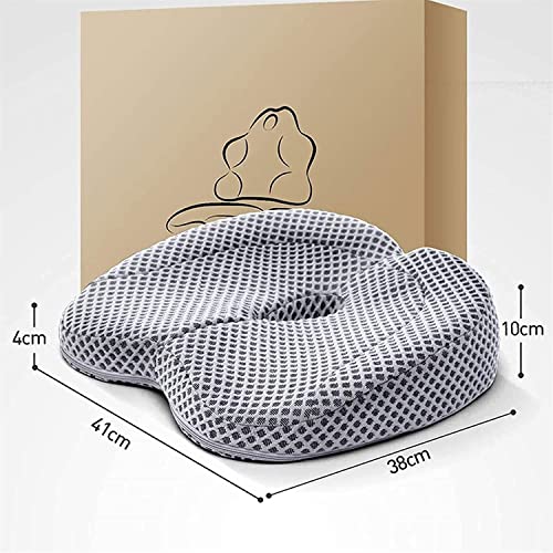 SMSOM Memory Foam Seat Cushion for Office Chair - Gray
