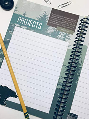Well Planned Day, Student Planner Camping Camo, July 2019 - June 2020