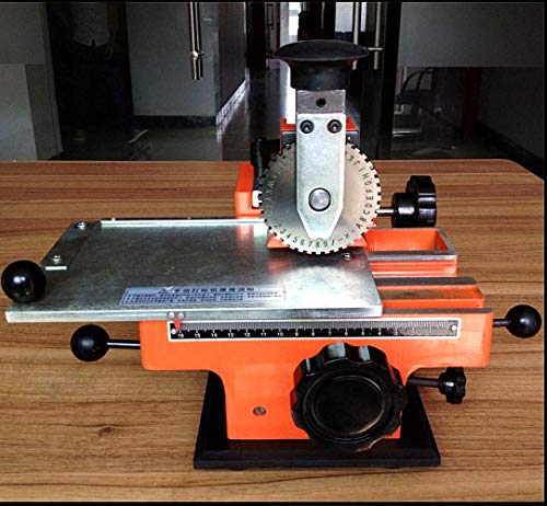 Manual Nameplate Metal Label Stamping Printer Machine Marking Machine for Metal Different Character Wheels Optional 2/2.5/3/4/5/6 (No.3 Codeword Plate)