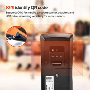 MUNBYN POS Printer, Android POS Terminal Printer 5.5 inch Receipt Printer with 3G WiFi BT Camera Loyverse iREAP and CashStock Handheld PDA Data Terminal Collector Barcode Built-in All-in-One