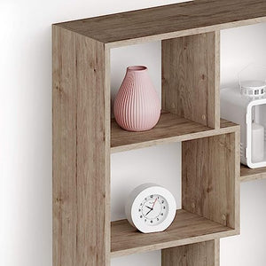 Mobili Fiver Iacopo XL Bookcase, Oak, Made in Italy