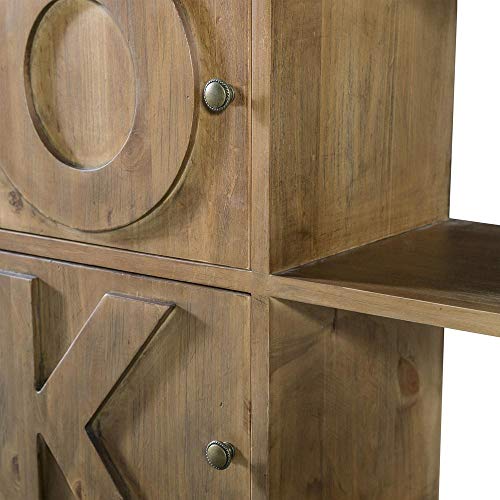 Crafters and Weavers "Book Bookcase - Rustic Natural