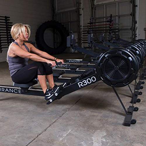 Body-Solid R300 Endurance Rower for Total Body Workout, Home and Commercial Gym