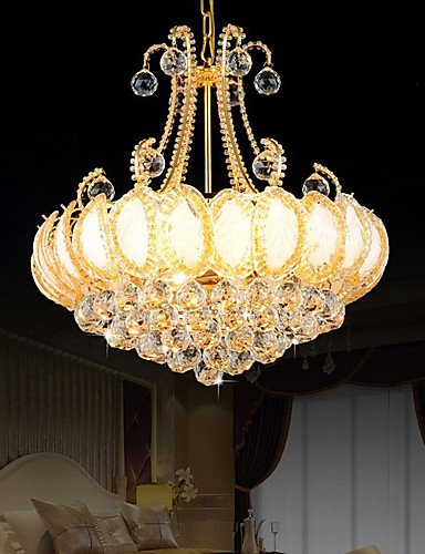 SSBY Modern Luxury Chandeliers Crystal Living Room LED Pendant Lights Diameter 50CM Gold Or Silver , 110-120v-gold