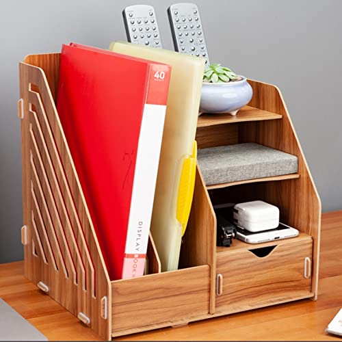 GRETD File Rack Storage Box Large Capacity Thickened File Folder Bussiness Office Supplies Desk Organizer Pen Holder Folder
