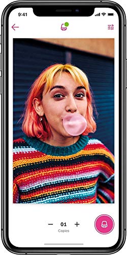 Polaroid Hi-Print - Bluetooth Connected 2x3 Pocket Phone Photo Printer with 2 Polaroid Hi·Print 2x3 Paper Cartridges (40 Sheets), Padded Bag and Microfiber Cloth