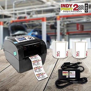 Oil Change Reminder Printer - System Kit w/ 1000 Stickers + Ink Ribbon