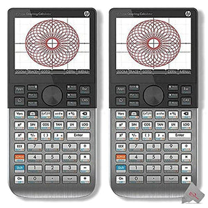 Teds Electronics Prime Handheld Graphing Calculator, Black, Model 2AP18AA#ABA, Twin Pack