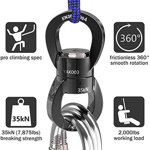 runner deer Complete Aerial Hoop Lyra Set-Hollow Powder-Coated Steel -25mm Thick,Include Lyra,Carabiners, Swivel, and Spanset (35"(90cm), Double tab)